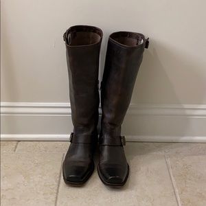 Frye Square Toe Boots